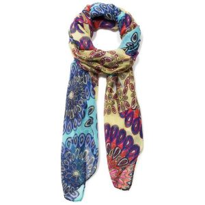 Desigual Damski Szal Foul Interruption, Wielobarwny. Szaliki marki Desigual. Za 149,00 zł.