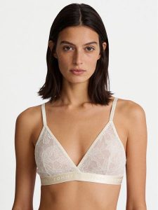 Tommy Hilfiger Biustonosz braletka UW0UW06263 Écru. Biustonosze TOMMY HILFIGER, bez wzorów, z syntetyku. Za 189,99 zł.