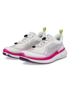 Ecco Sneakersy "Biom 2.2" w kolorze biało-różowym rozmiar: 41. Białe trampki ecco, bez wzorów, bez zapięcia. Za 294,97 zł.