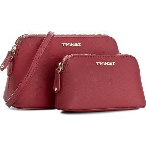 Torebka TWINSET - Set 2 Beauty Case AA7PDX Rubino 00045. Torebki klasyczne marki Twinset. W wyprzedaży za 379,00 zł.