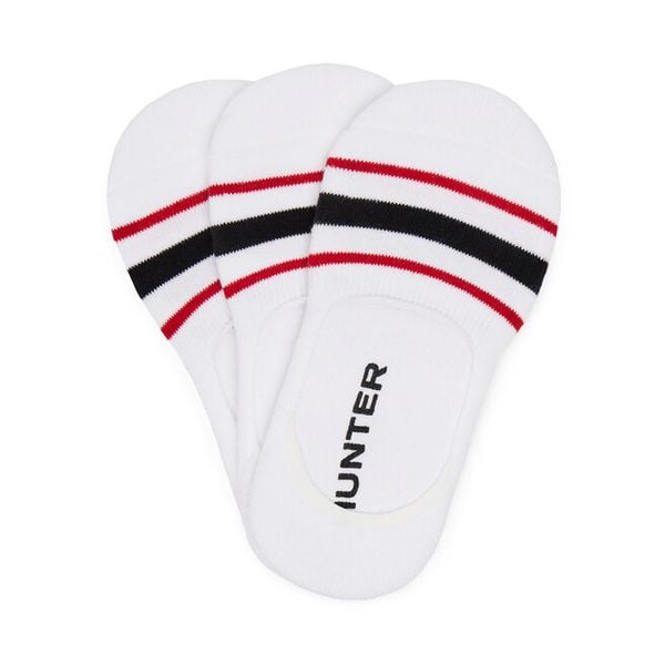 Stopki Hunter. Białe skarpetki Hunter, bez wzorów. Za 34,99 zł.