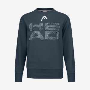 Bluza damska Rally Sweatshirt. Czerwone bluzy Head, xl, bez wzorów, z bawełny, bez kaptura. W wyprzedaży za 161,00 zł.