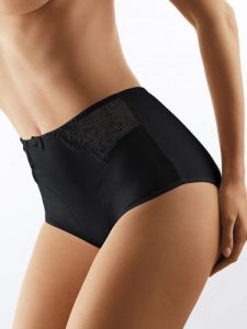 Figi Model BBL 054 Black - Babell. Czarne figi Babell, bez wzorów, z bawełny. Za 73,37 zł.
