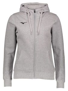 Mizuno Bluza w kolorze szarym rozmiar: XL. Szare bluzy Mizuno, xl, bez wzorów, bez kaptura. Za 118,56 zł.