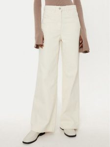 MAX&Co. Jeansy Parure 2516131031200 Écru Wide Leg. Jeansy MAX&Co., bez wzorów, z bawełny. Za 389,99 zł.