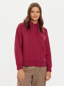 Pepe Jeans Bluza Felicity PL581462 Czerwony Regular Fit. Czerwone bluzy Pepe Jeans, xs, bez wzorów, z bawełny, bez kaptura. Za 259,99 zł.