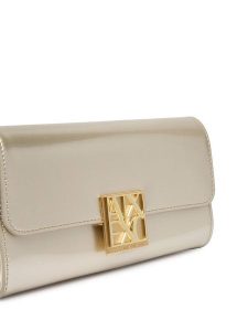 Armani Exchange Torebka XW000358 AF21362 U1046 Złoty. Żółte torebki klasyczne Armani Exchange, bez wzorów, ze skóry, bez dodatków. Za 469,99 zł.