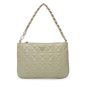 Torebka Guess. Zielone torebki klasyczne Guess, z aplikacjami, bez dodatków. Za 269,99 zł.