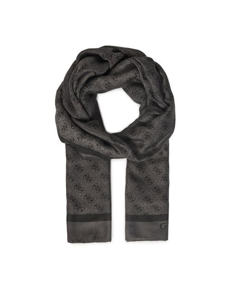 Guess Szal AW5341 POL03 Czarny. Czarne rękawiczki Guess, z aplikacjami, z poliesteru. Za 199,99 zł.