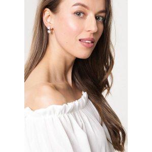 Złote Kolczyki Intense. Kolczyki marki Born2be. Za 19,99 zł.