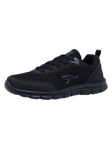 Kangaroos Sneakersy "K-RF Bethy" w kolorze czarnym rozmiar: 42. Czarne trampki KangaROOS, bez wzorów, z materiału, bez zapięcia. Za 99,95 zł.
