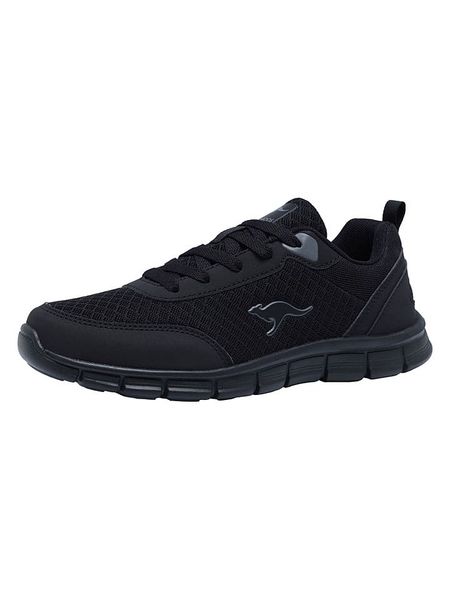 Kangaroos Sneakersy "K-RF Bethy" w kolorze czarnym rozmiar: 37. Czarne trampki KangaROOS, bez wzorów, z materiału, bez zapięcia. Za 99,95 zł.