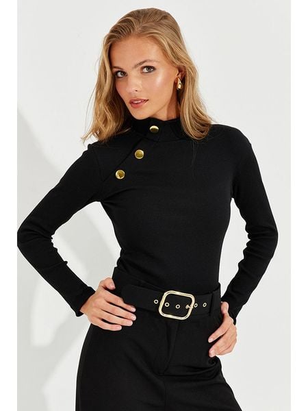 Cool and sexy Koszulka w kolorze czarnym rozmiar: S. Czarne bluzki Cool and sexy, s, bez wzorów, bez kołnierzyka, bez ramiączek. Za 39,21 zł.