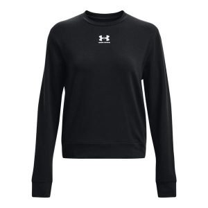 Damska bluza z kołnierzem typu crew neck Under Armour Rival. Białe bluzy Under Armour, s, bez wzorów, z polaru, bez kaptura. W wyprzedaży za 143,90 zł.
