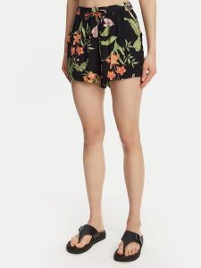 Roxy Szorty materiałowe ERJNS03585 Czarny Regular Fit. Czarne szorty Roxy, bez wzorów, z materiału. Za 99,99 zł.