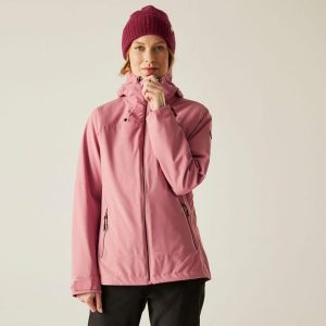 Kurtka damska 3 w 1 Wentwood. Czerwone kurtki Regatta, bez wzorów, z puchu, bez kaptura. Za 499,99 zł.