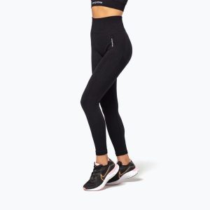 Legginsy treningowe damskie Carpatree Allure Seamless. Czarne legginsy Carpatree, bez wzorów, z elastanu, z podwyższonym stanem. Za 149,99 zł.