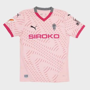 Oficjalna koszulka piłkarska Puma Real Sporting dla dorosłych sezon 2024-25 sp. Czerwone bluzki Puma, xl, bez wzorów, sportowe, bez kołnierzyka, bez ramiączek. Za 339,00 zł.