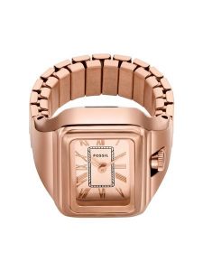 Fossil Zegarek Watch Ring ES5345 Różowy. Czerwone, analogowe zegarki Fossil. Za 589,99 zł.