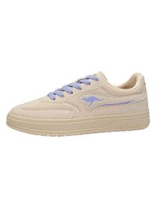 Kangaroos Sneakersy "K-GW Lucy" w kolorze beżowym rozmiar: 40. Brązowe trampki KangaROOS, bez wzorów, z materiału, bez zapięcia. Za 135,81 zł.