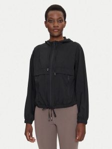 Girlfriend Collective Wiatrówka Allie 2020 Czarny Regular Fit. Czarne kurtki GIRLFRIEND COLLECTIVE, m, bez wzorów, z syntetyku, bez kaptura. Za 309,99 zł.