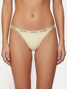 Calvin Klein Underwear Figi klasyczne LV00QD5213 Écru. Figi Calvin Klein Underwear, bez wzorów, z syntetyku. Za 79,99 zł.