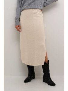 Cream Spódnica "Dela" w kolorze beżowym rozmiar: XL. Brązowe spódnice Cream, na co dzień, xl, bez wzorów, midi. Za 100,99 zł.