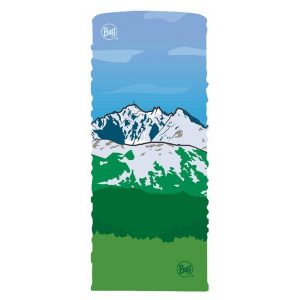Komin na szyję bandana do biegania BUFF oryginal ecostretch. Zielone szaliki Buff, bez wzorów. W wyprzedaży za 64,94 zł.