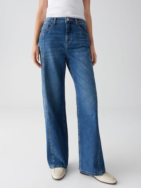 OPUS Dżinsy - Comfort fit - w kolorze niebieskim rozmiar: 40/L31. Niebieskie jeansy Opus, bez wzorów. Za 287,51 zł.