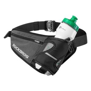ROCKBROS Sportowa saszetka nerka D36. Szare nerki i saszetki ROCKBROS, bez wzorów, z materiału. Za 83,60 zł.