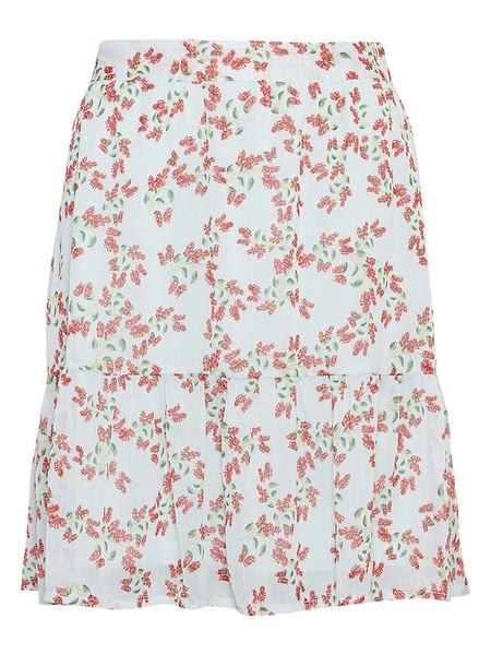 MOSS COPENHAGEN Spódnica "Satina" w kolorze błękitno-czerwonym rozmiar: L. Czerwone spódnice Moss Copenhagen, l, bez wzorów, midi. Za 87,19 zł.