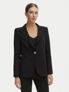 Rinascimento Marynarka CFC0128640003 Czarny Regular Fit. Czarne marynarki i żakiety Rinascimento, s, bez wzorów, z syntetyku. Za 594,99 zł.