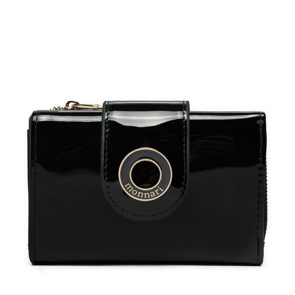 Portfel Monnari. Czarne portfele Monnari, bez wzorów. Za 209,99 zł.
