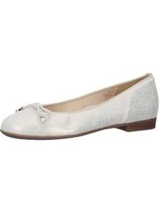 Ara Shoes Skórzane baleriny w kolorze kremowym rozmiar: 38. Brązowe balerinki Ara Shoes, bez wzorów, z okrągłym noskiem, bez obcasa, bez zapięcia. Za 145,94 zł.