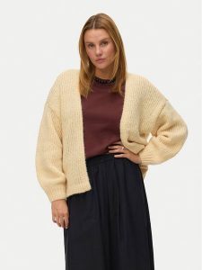 Vero Moda Kardigan Maybe 10273101 Żółty Oversize. Żółte kardigany Vero Moda, s, bez wzorów, z syntetyku, bez ramiączek. Za 189,99 zł.