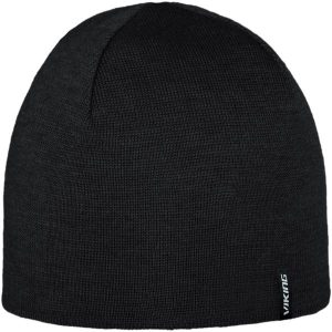 Czapka zimowa z wełną merino VIKING Noma 2.0 GWS Pro Style. Czarne czapki Viking, bez wzorów, z wełny, sportowe. Za 99,99 zł.