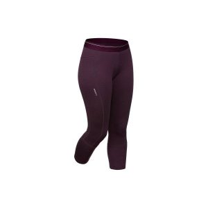 Legginsy narciarskie 500 damskie. Fioletowe bez kategorii marki WED'ZE, z elastanu. Za 49,99 zł.