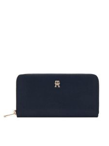 Tommy Hilfiger Portfel Th Icon Lrg Za Nylon AW0AW17750 Granatowy. Niebieskie portfele TOMMY HILFIGER, bez wzorów, z nylonu. Za 249,99 zł.
