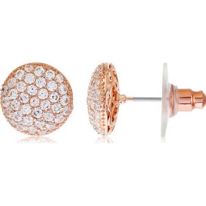 U.S. Polo Assn. Pozłacane kolczyki-wkrętki z kryształami rozmiar: onesize. Białe kolczyki U.S. Polo Assn., z kryształem, metalowe. Za 85,45 zł.