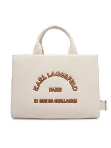 KARL LAGERFELD Torebka B2W50010 Beżowy jasny. Brązowe torebki klasyczne KARL LAGERFELD, bez wzorów, z materiału, bez dodatków. Za 649,99 zł.