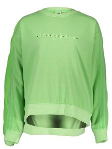 Adidas Bluza w kolorze zielonym rozmiar: XS. Zielone bluzy ADIDAS, xs, bez wzorów, bez kaptura. Za 73,76 zł.