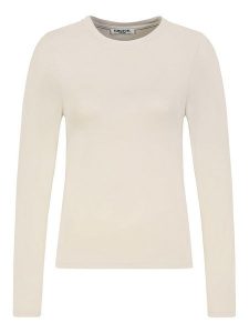 Sublevel Koszulka w kolorze kremowym rozmiar: L. Brązowe bluzki Sublevel, l, bez wzorów, bez kołnierzyka, bez ramiączek. Za 70,24 zł.