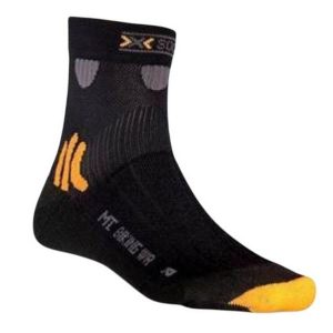 Skarpetki Unisex Dla Dorosłych Rower Górski. Czarne skarpetki X-Socks, bez wzorów. Za 46,99 zł.