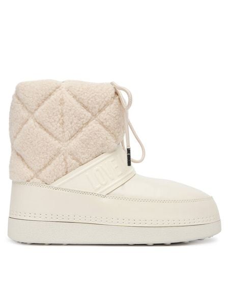 LOVE MOSCHINO Śniegowce JA24412G0NISJ Écru. Buty zimowe LOVE MOSCHINO, ze skóry, bez obcasa, bez zapięcia. Za 539,99 zł.