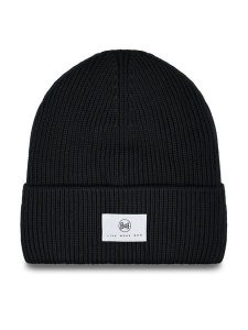 Buff Czapka Knitted 132330.999.10.00 Czarny. Czarne czapki Buff, bez wzorów, z bawełny. Za 129,99 zł.