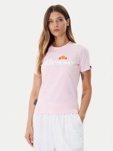 Ellesse T-Shirt Albany SGS03237 Różowy Regular Fit. Czerwone t-shirty Ellesse, bez wzorów, z bawełny, bez kołnierzyka, bez ramiączek. Za 69,99 zł.