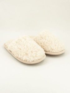 Kitz pichler Kapcie "Curly" w kolorze beżowym rozmiar: 42/43. Brązowe kapcie Kitz-Pichler, bez wzorów, z materiału. Za 130,99 zł.