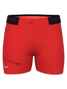Salewa Bojówki funkcyjne "Pedroc Pro Durastretch" w kolorze czerwonym rozmiar: 36. Czerwone spodnie dresowe Salewa, bez wzorów, z materiału. Za 162,87 zł.