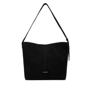 Torebka GINO ROSSI. Czarne shopper bag Gino Rossi, bez wzorów, bez dodatków. Za 459,99 zł.