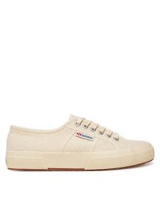Superga Tenisówki S000010 Beżowy. Brązowe trampki Superga, bez wzorów, z materiału, bez zapięcia. Za 199,99 zł.